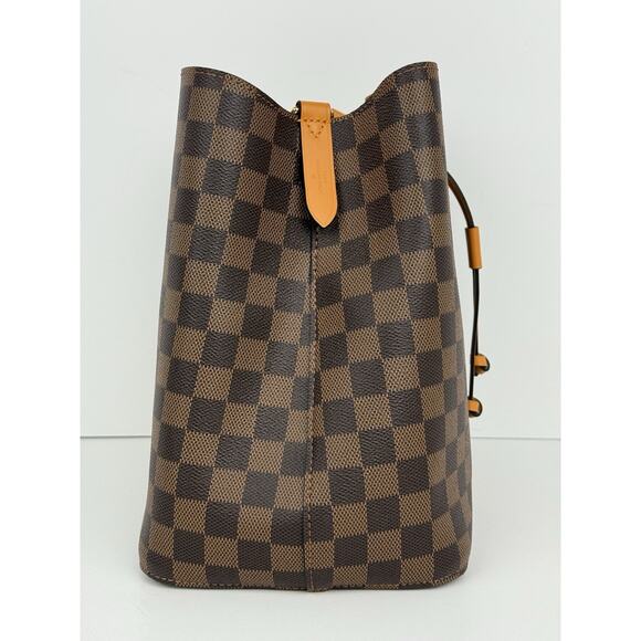 Louis Vuitton Damier Ebene Néonoé MM Shoulder Bag with Gold Hardware - Picture 5 of 16